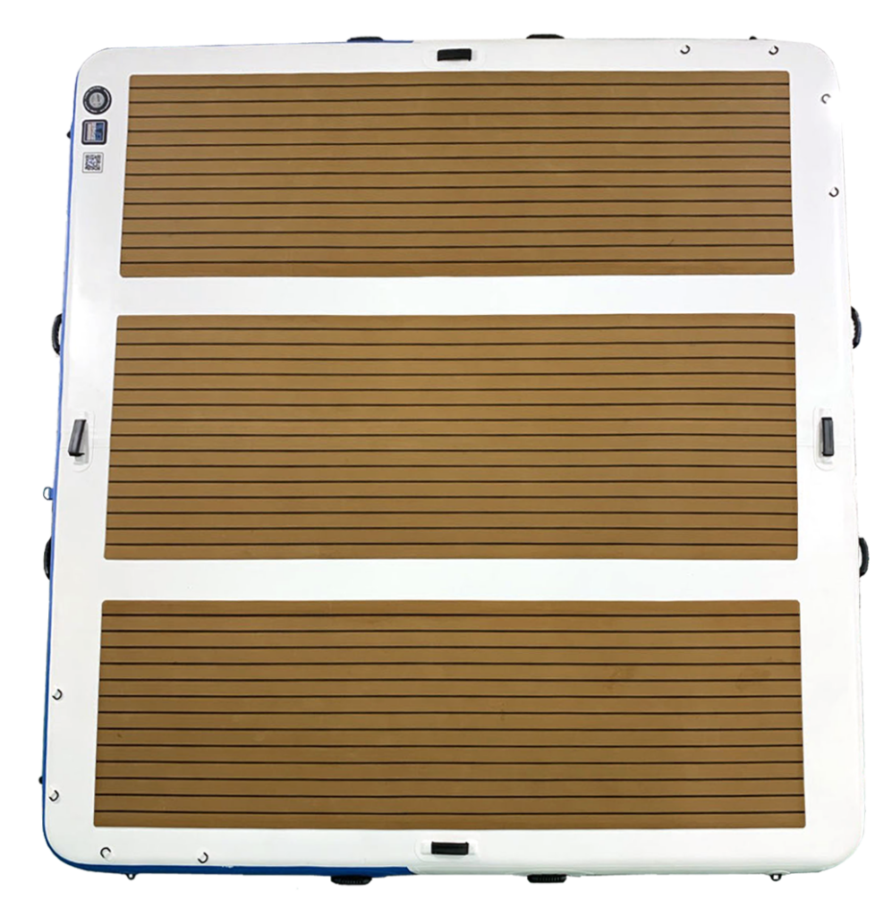 Inflatable Mega Yacht Dock 10′ x 10′ with Bumper Rails