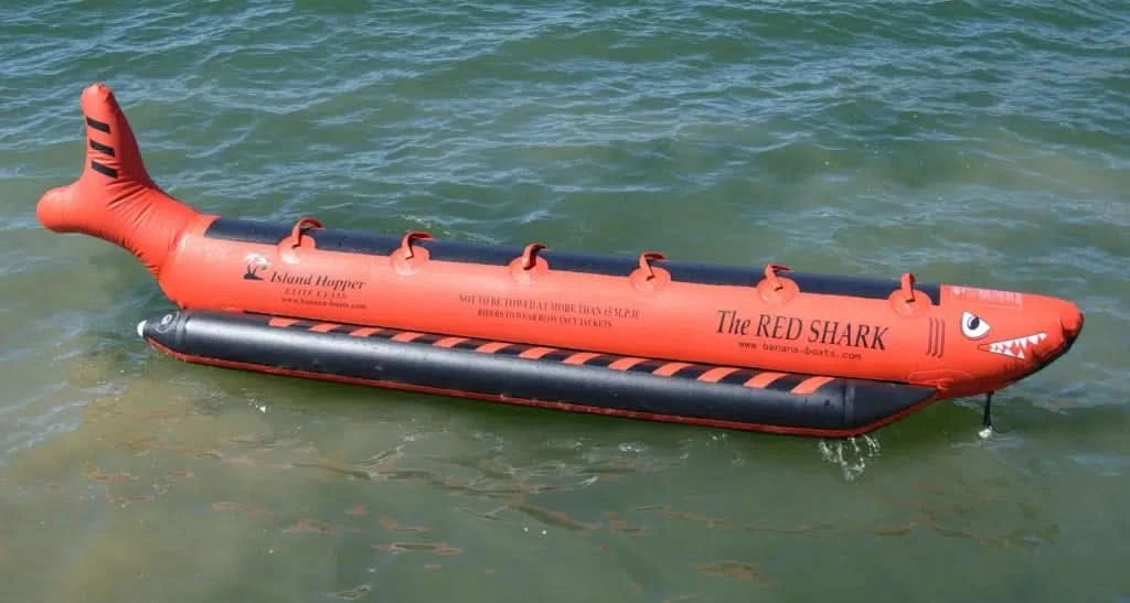 Red Shark 6 Passenger “Elite Class” Banana Boat Heavy Commercial