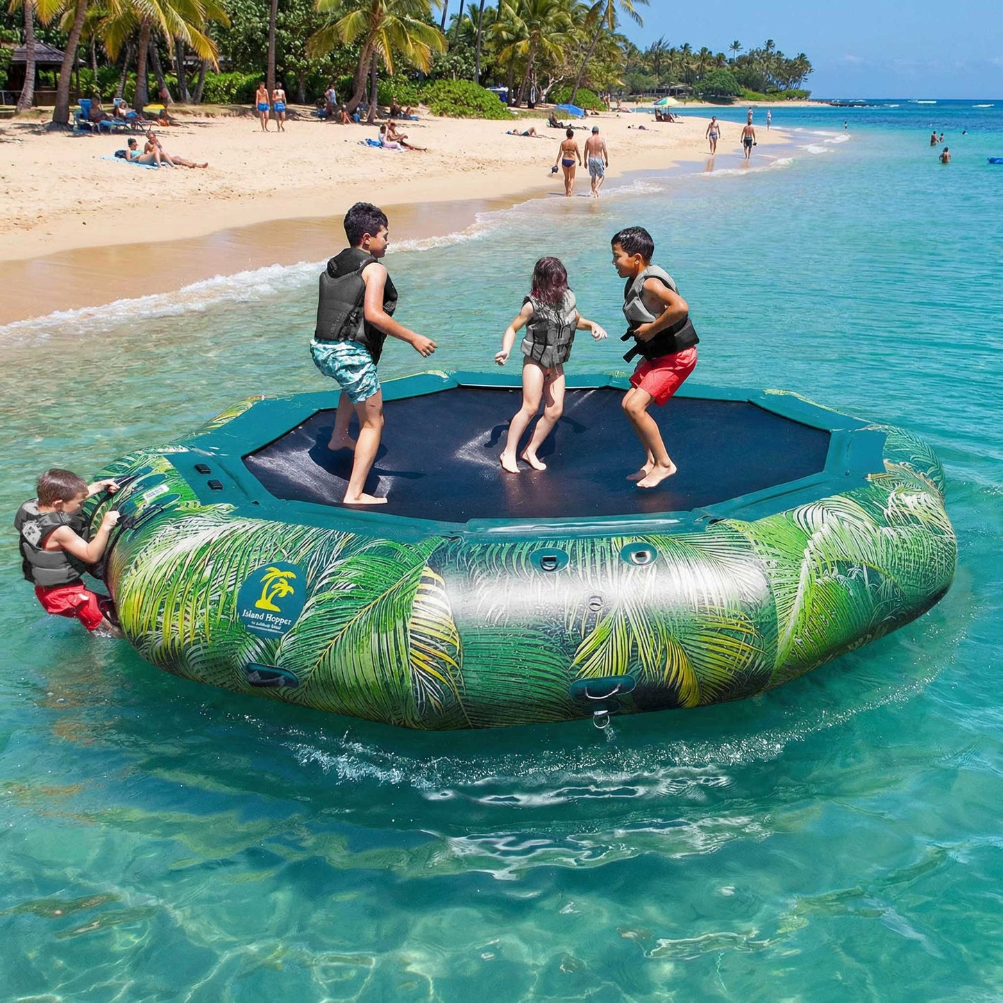 15’ Water Bouncer Lakeside Graphics Series