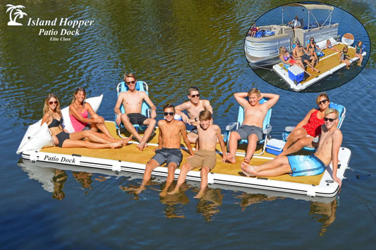 Elite Class Patio Dock 15′ Floating Platform