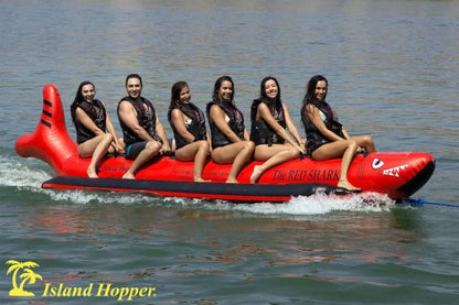 Red Shark 6 Passenger “Elite Class” Banana Boat Heavy Commercial