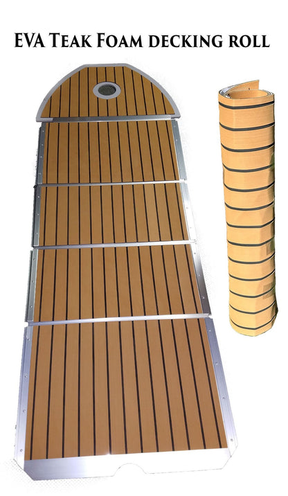 EVA Teak Wood Foam Decking – Aluminum and Air Floor Options