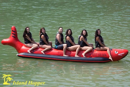 Red Shark 6 Passenger “Elite Class” Banana Boat Heavy Commercial