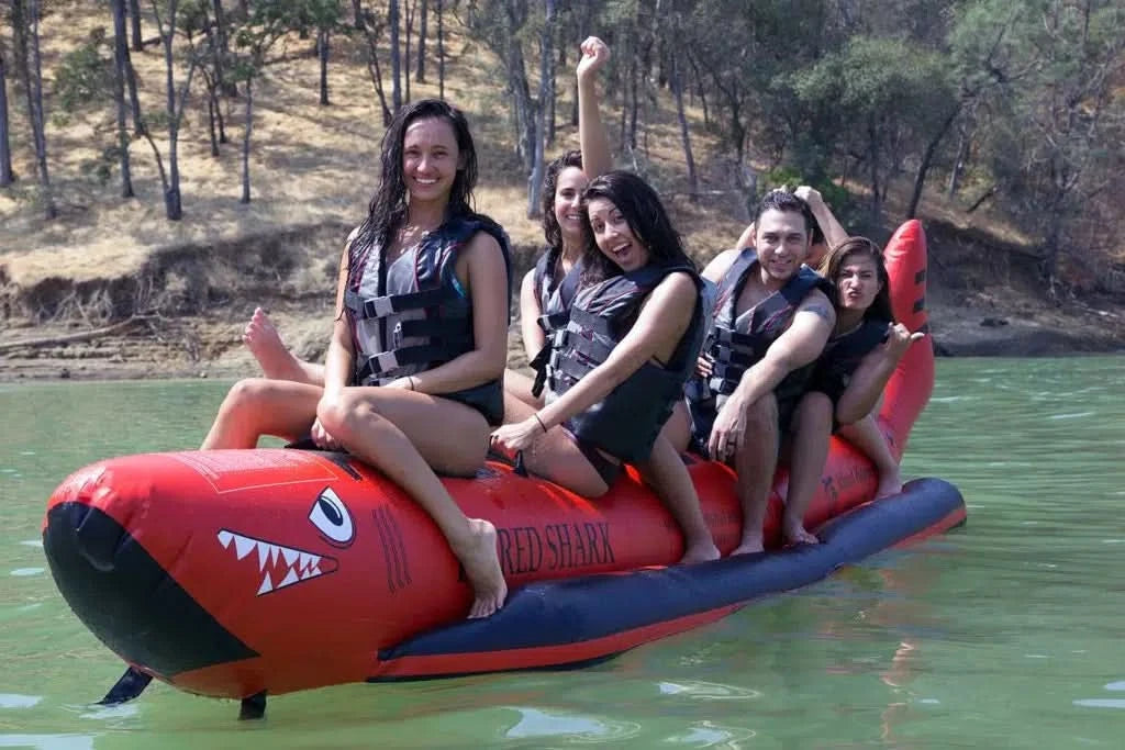 Red Shark 6 Passenger “Elite Class” Banana Boat Heavy Commercial