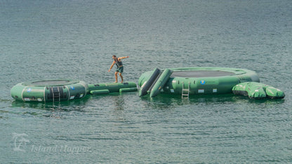 20′ “Acrobat” Water Trampoline Natural Green
