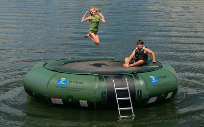15′ “Classic” Water Trampoline Natural Green