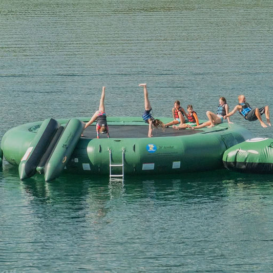 20′ “Acrobat” Water Trampoline Natural Green