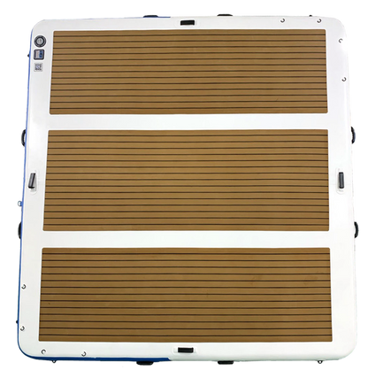 Inflatable Mega Yacht Dock 10′ x 10′ with Bumper Rails