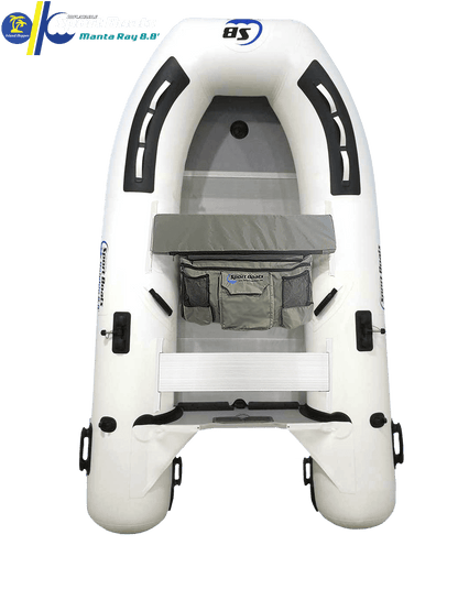 Manta Ray 8.8 aluminum floor inflatable fishing boat — Island Hopper