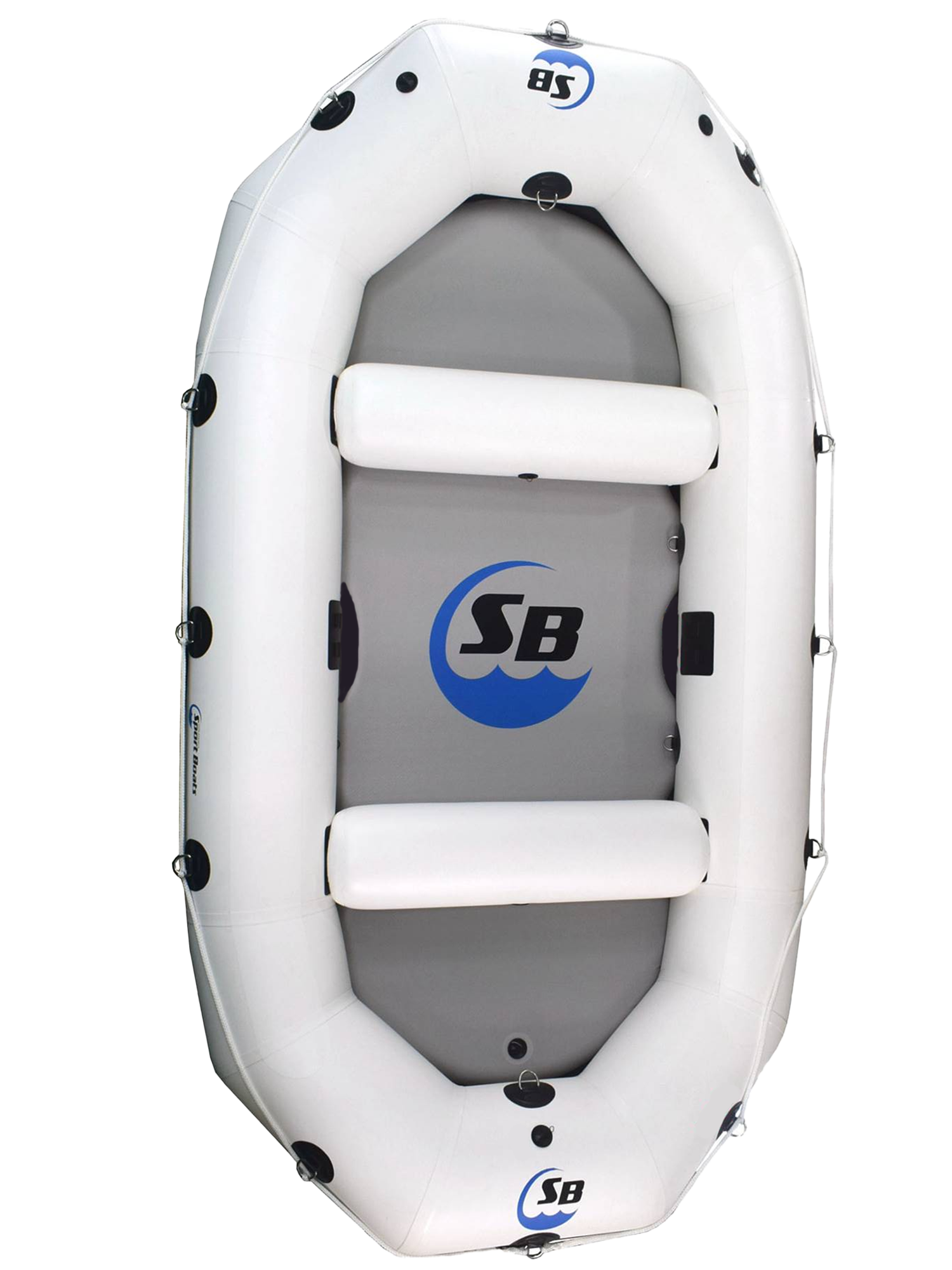 12 ft Whitewater Raft | Self-Bailing Inflatable River Raft – Island Hopper