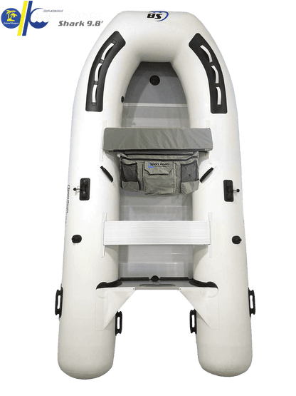 Shark 9.8 aluminum floor inflatable fishing boat — Island Hopper