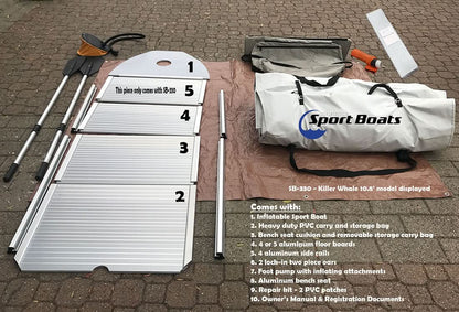 Manta Ray 8.8' Aluminum Floor