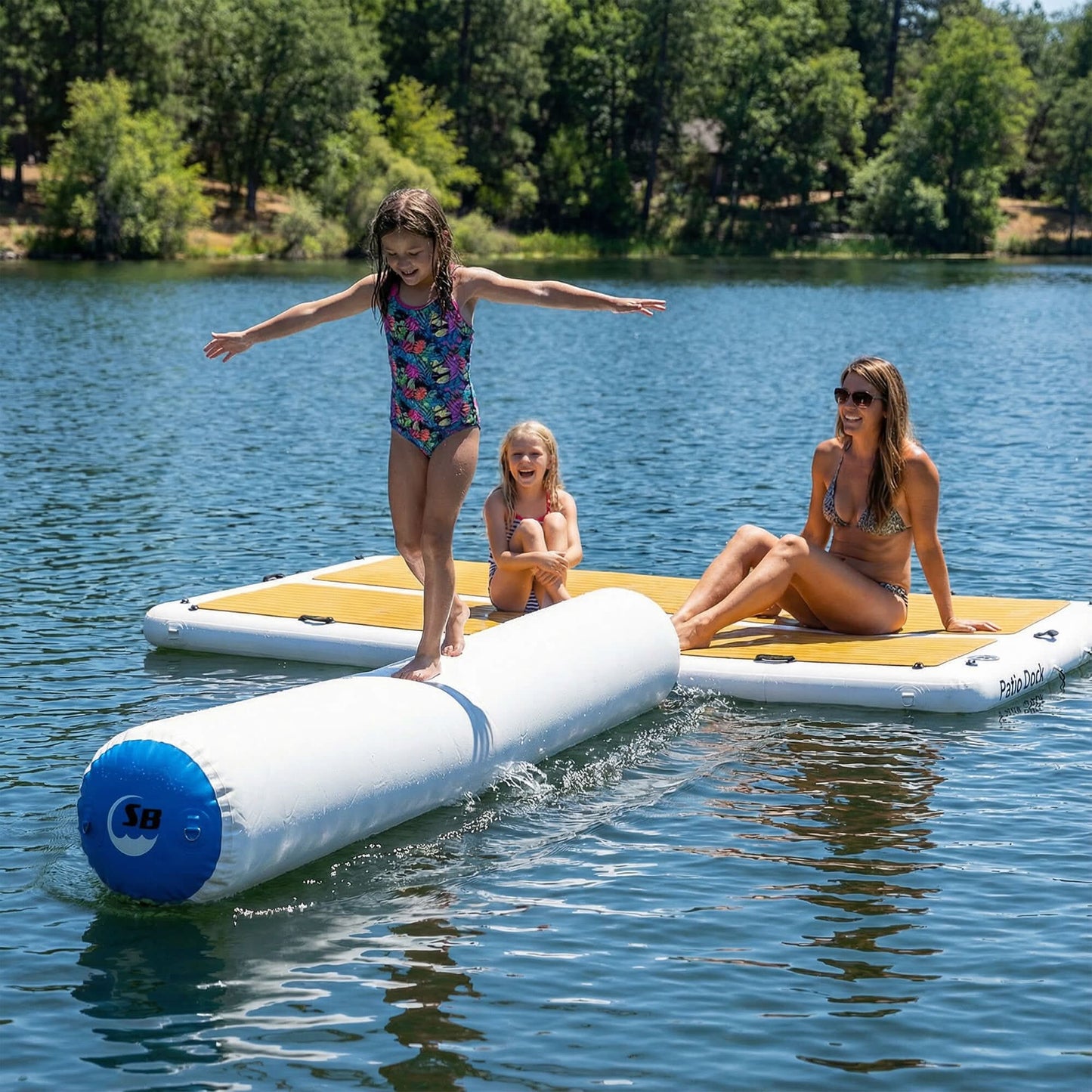 10ft Balance Bull Log - Water Platform Attachment