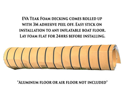 EVA Teak Wood Foam Decking – Aluminum and Air Floor Options