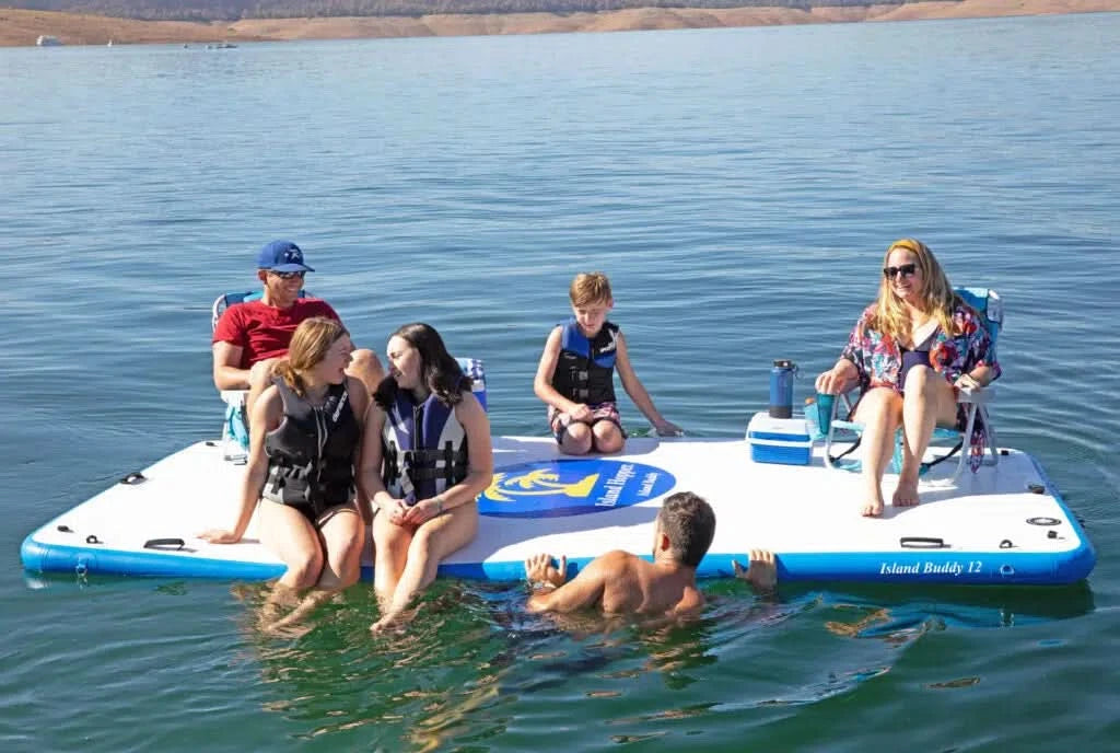 Island Buddy 12′ Inflatable Water Platform & Dock