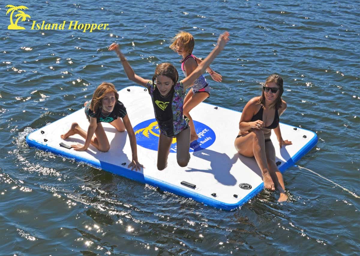 Island Buddy 8' Inflatable Water Platform & Dock