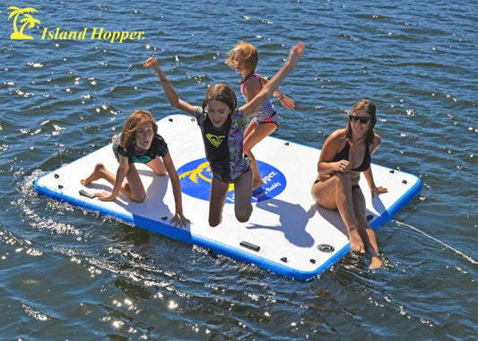 Island Buddy 8' Inflatable Water Platform & Dock