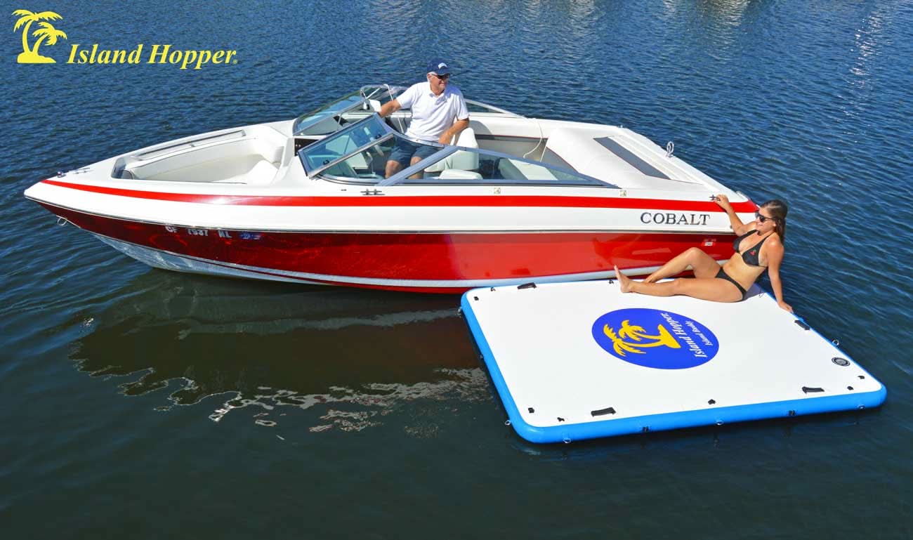 Island Buddy 8' Inflatable Water Platform & Dock