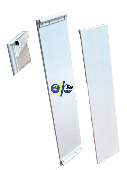 Aluminum slide-on bench seat for inflatable boats