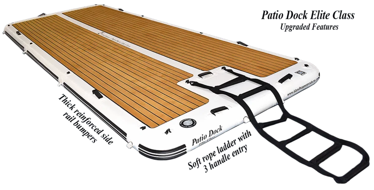 Elite Class Patio Dock 15′ Floating Platform