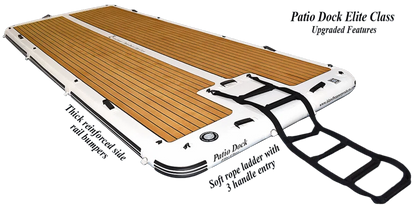 Elite Class Patio Dock 15′ Floating Platform