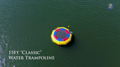 15′ “Classic” Water Trampoline Natural Green