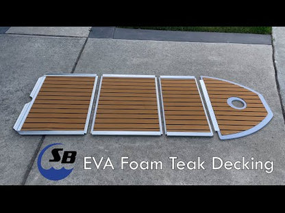 EVA Teak Wood Foam Decking – Aluminum and Air Floor Options