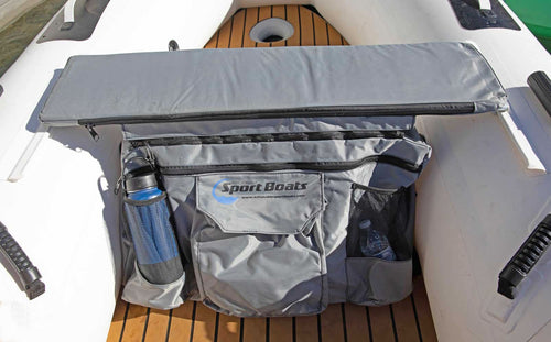 Seat Cushion with Storage Bag for Inflatable Boats