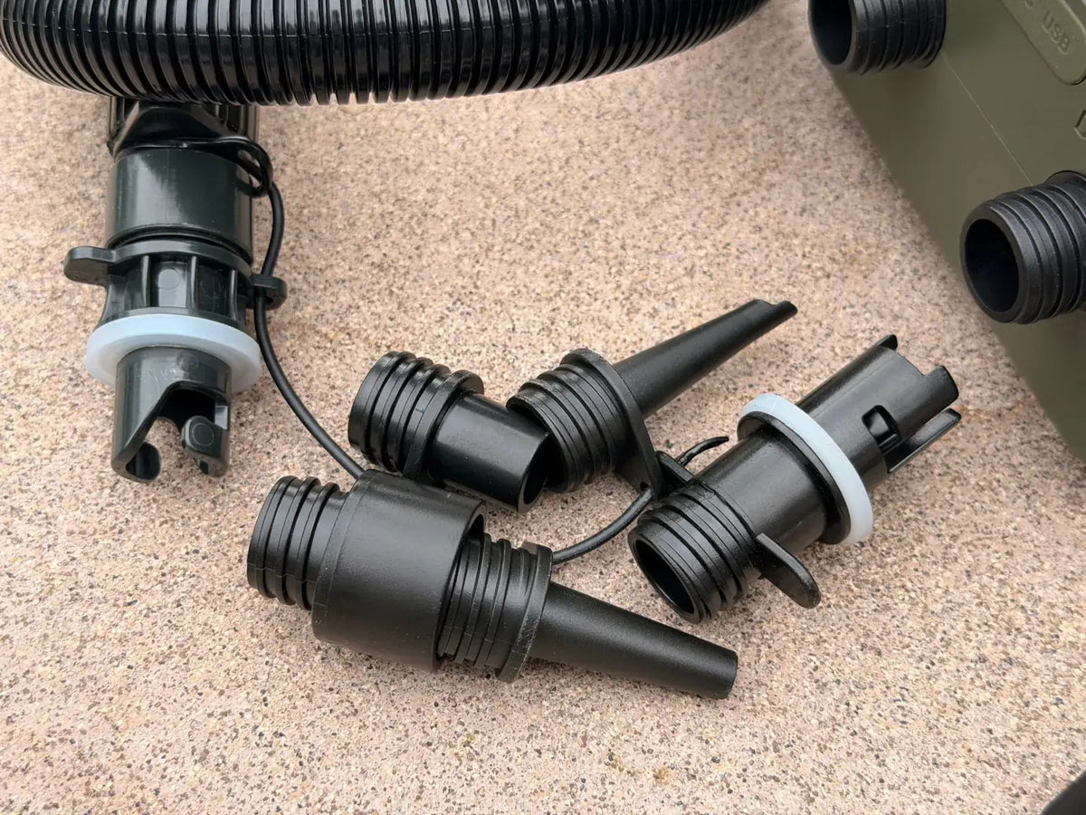 Valve adapters for paddle boards, inflatable boats, and docks